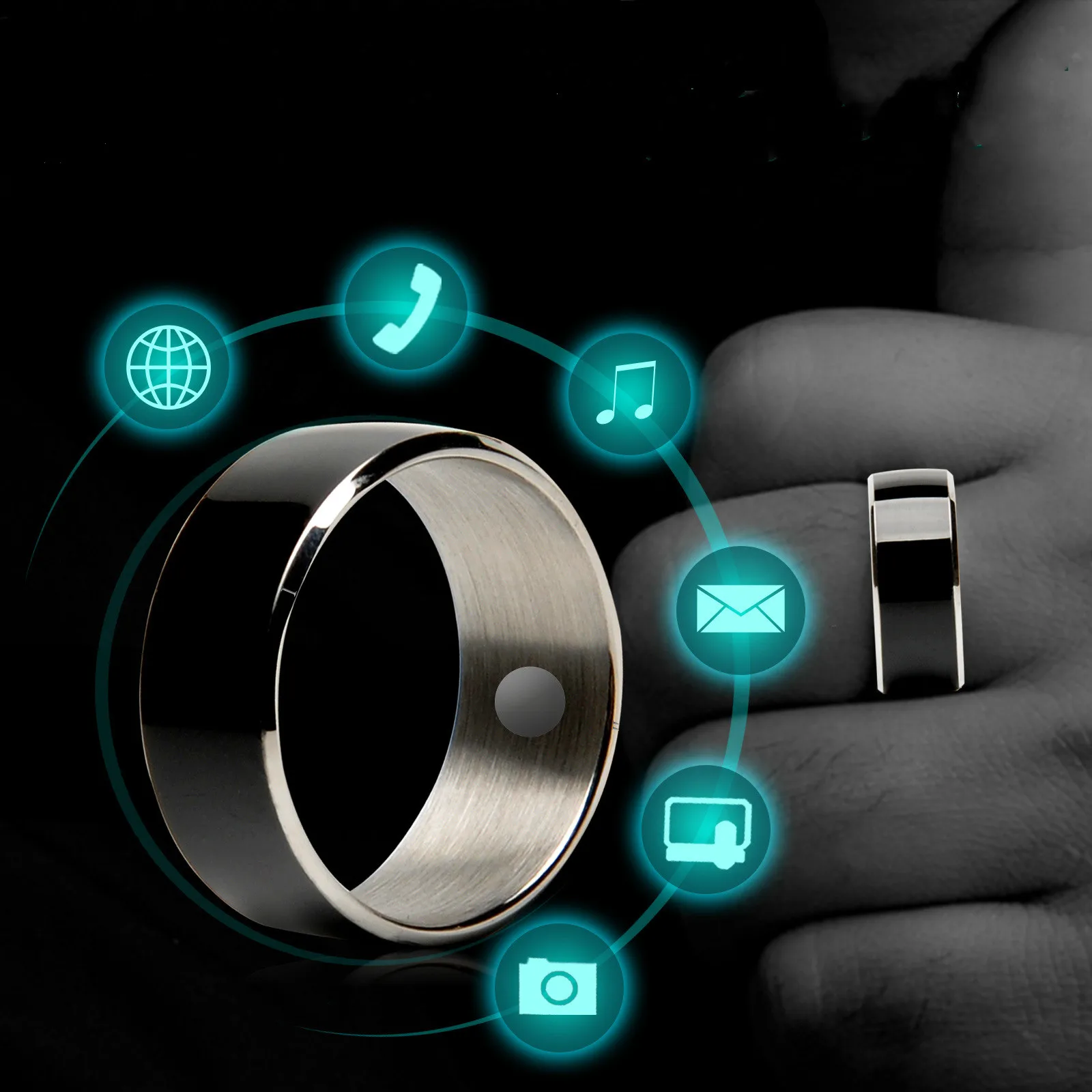 Newest Product NFC Smart Finger Ring Wearable Devices Smart Ring Phone