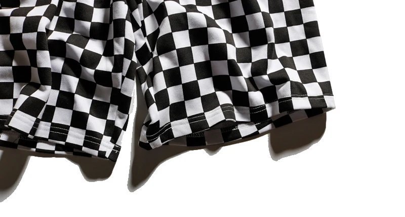 Bebovizi Марка Летняя мода Повседневное шахматном клетчатые шорты Street Хип-хоп Для мужчин Для женщин Джастин Бибер спортивные джоггеры