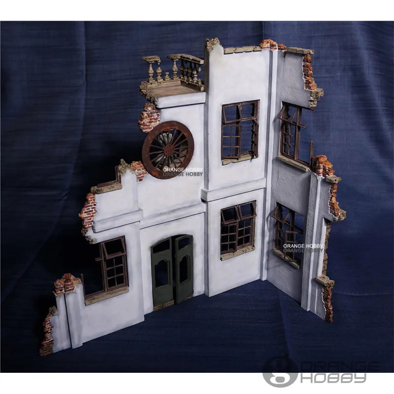 OHS CrazyKing DY35003 1/35 руины сцена Европейская Архитектура 3rd Ver. Миниатюрные аксессуары из смолы для сборки