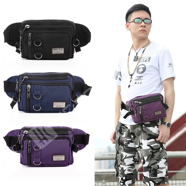 Durable Travel Bag Waist Pouch Fanny Pack Purse Passport Money Holder Belt Hiking Running Sport