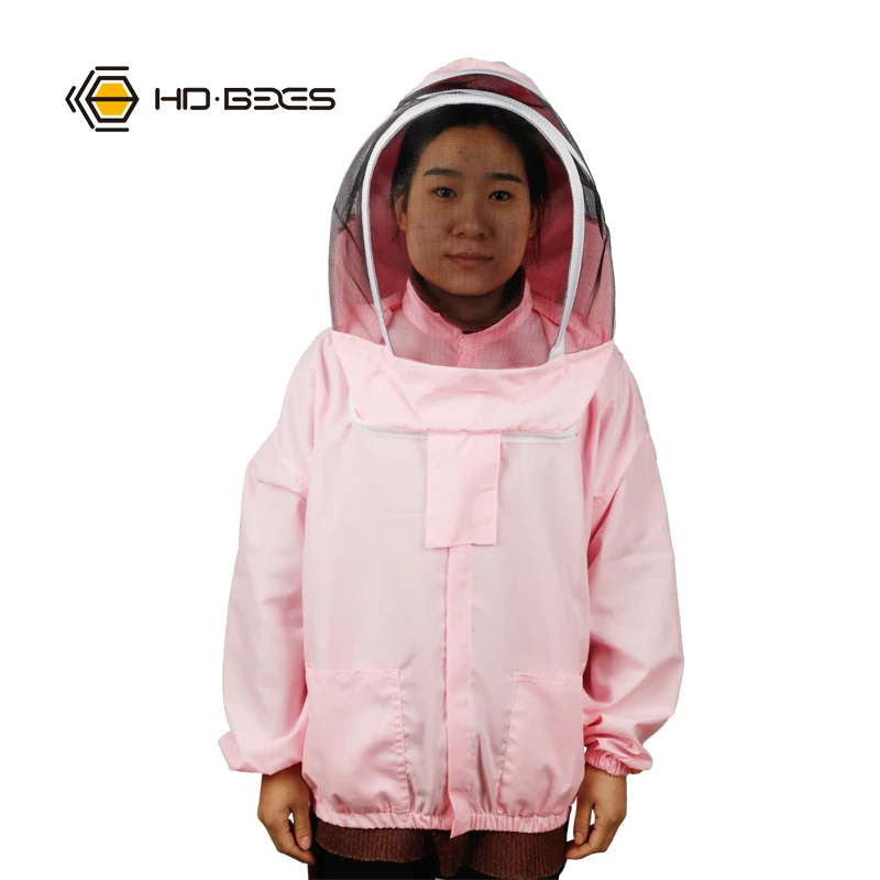 

Beekeeper's Protective Suit Beekeeping Jacket Apiculture Bee Apink Coat for Beekeeper HDBC-008