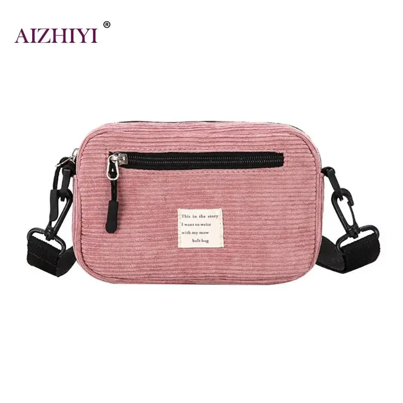 

Fashion Women Corduroy Crossbody Messenger Bag Girls Famous Design Casual Shoulder Bags Female Phone Bags Bolsa Feminina2018 New