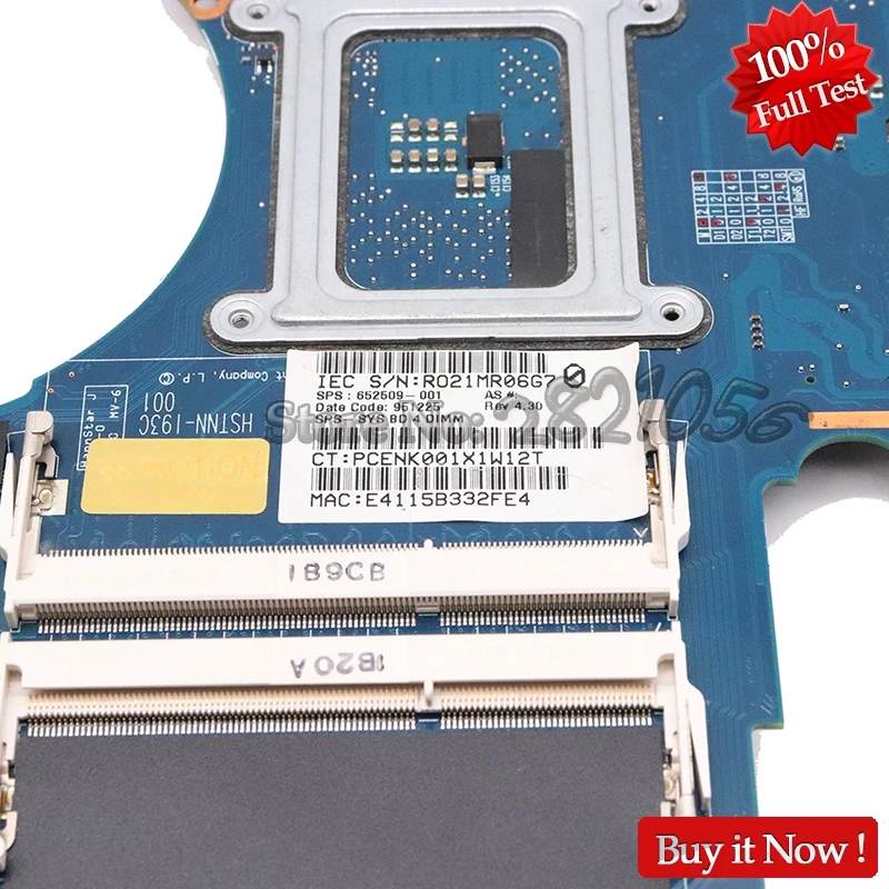 NOKOTION 652508-001 652509-001 для материнской платы ноутбука hp EliteBook 8760W QM67 DDR3 с графическим слотом, полностью протестирован