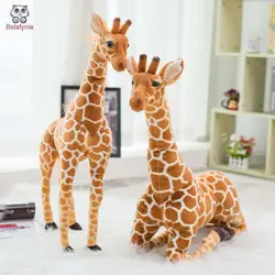 BOLAFYNIA Детская плюшевая мягкая игрушка имитация жирафа украшение плюшевая детская игрушка для рождества подарок на день рождения