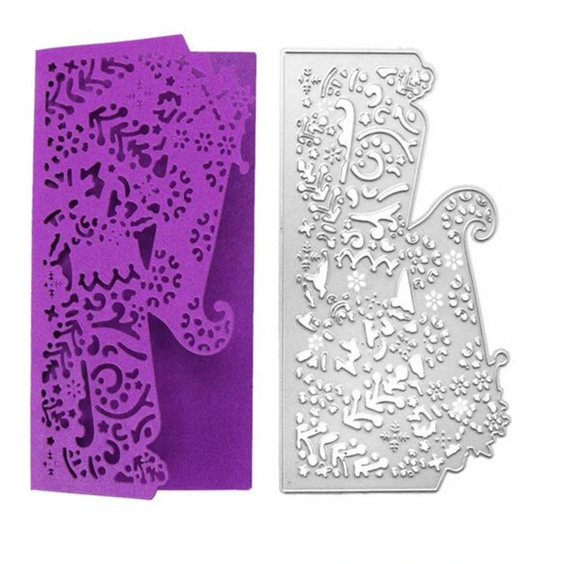 

SCD522 Christmas Metal Cutting Dies For Scrapbooking Stencils DIY Album Cards Decoration Embossing Folder Die Cuts Template New