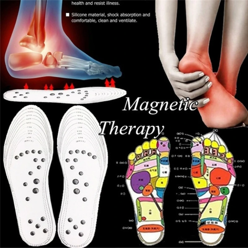 1 пара Acupressure стельки для похудения Массажер Для Ног Магнитная терапия потеря веса для ног Массажная стелька Прямая поставка Горячая Распродажа