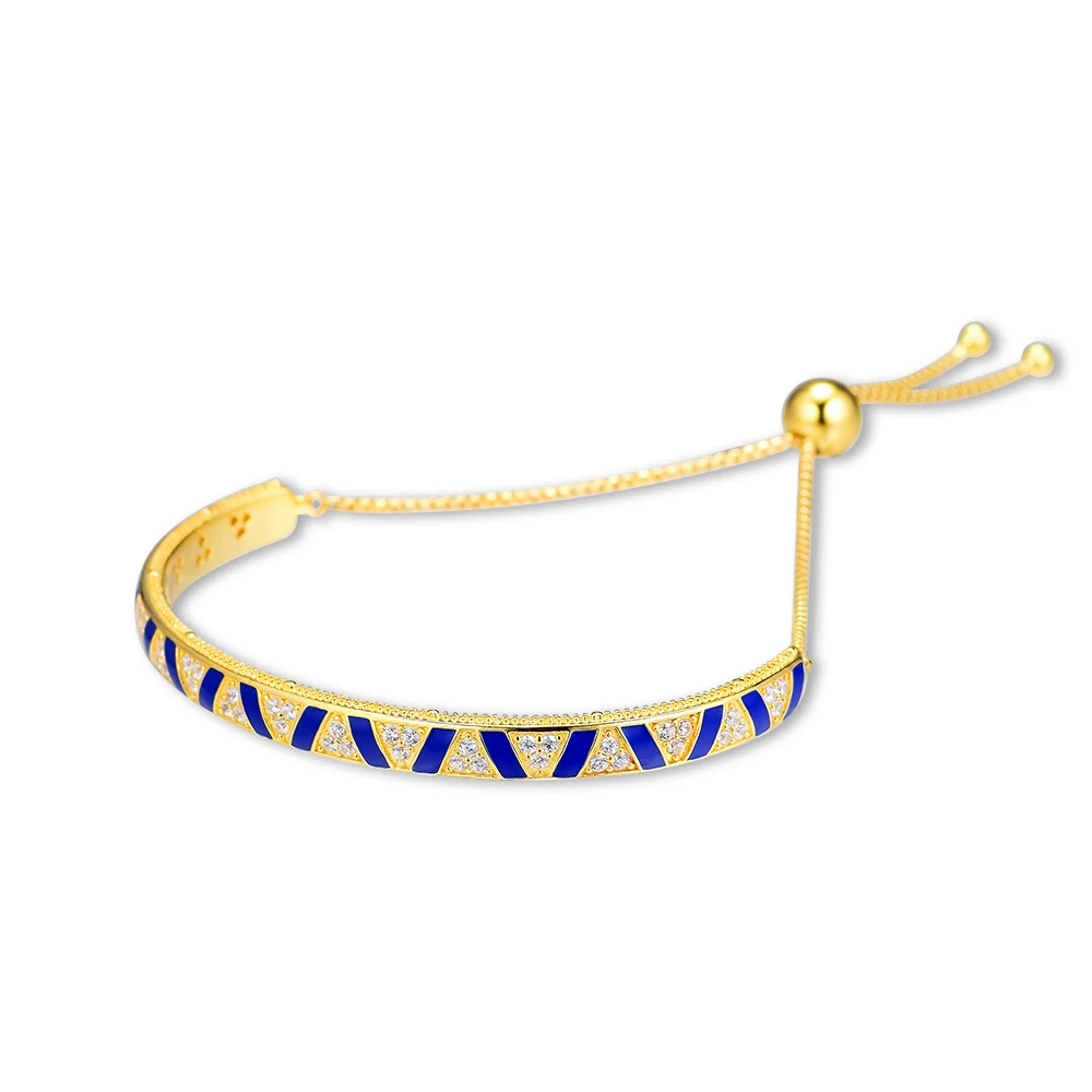 

Exotic Stones & Stripes Shine Bracelets with Clear CZ 100% 925 Sterling-Silver-Jewelry Free Shipping