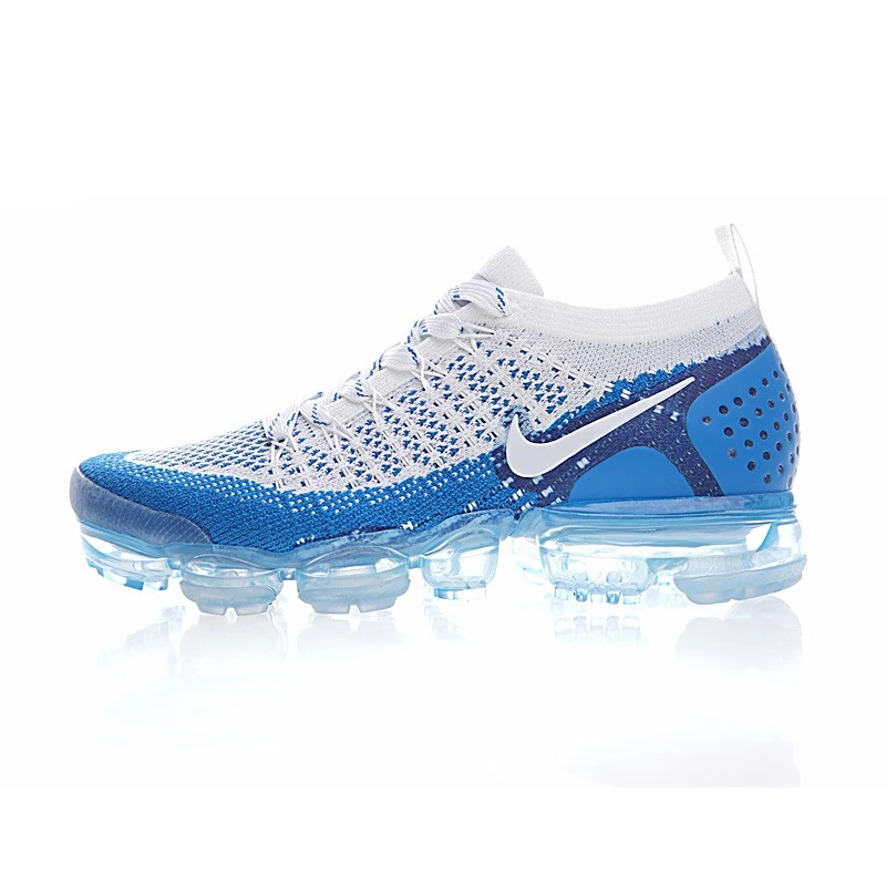 nike vapormax flyknit 2 white blue