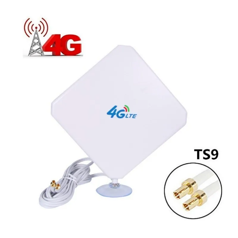 Внешний усилитель сигнала TS9 для E5372 E8372 E589 E392 ZTE MF62 810s 754s760s 790s 35dBi 4G LTE Wi Fi|connector