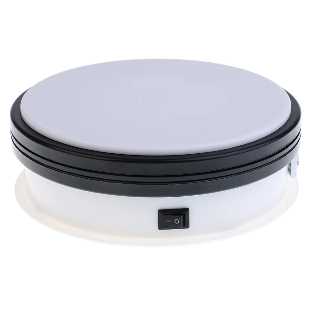 Electricity Powered Rotating Jewellery Ring Watch Display Stand Holder Turntable for Retail