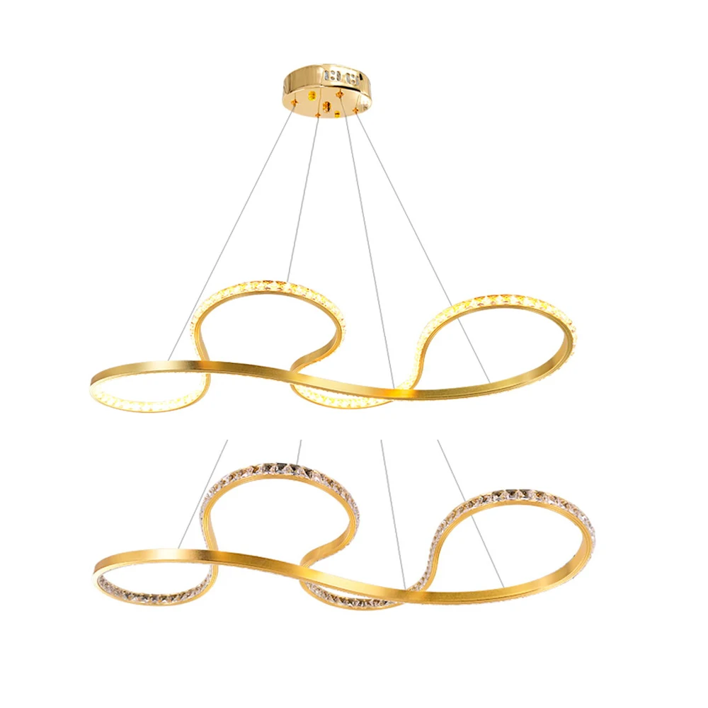 

Modern Crystal Chandelier Lighting Lustre Led light Gold Chandeliers ceiling led pendant lamp For Dining Living Room bedroom
