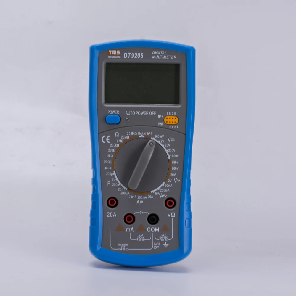 

DT9205 Digital multimeter voltage ampere current ohm value Measuring tools multimeter auto power off