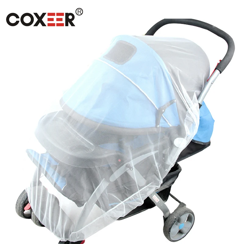 

coxeer Portable Mosquito Net For Baby Universal Stroller Cradles Infant Kids Round Purfle Mosquito Tent Folded Moustiquaire Hot