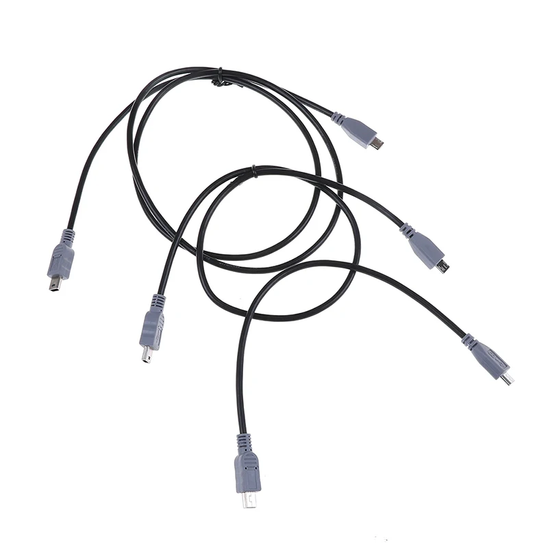 1 шт. 25/50/100 см мини Тип usb B кабель-переходник «папа»-Micro B Мужской 5 Pin преобразователь OTG адаптер свинцовый кабель для передачи данных