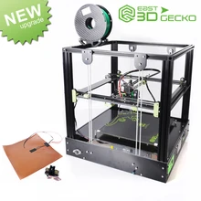 2017 Newest 3D Printer East 3D Gecko Core XY Structure diy with hot bed Exempt postage