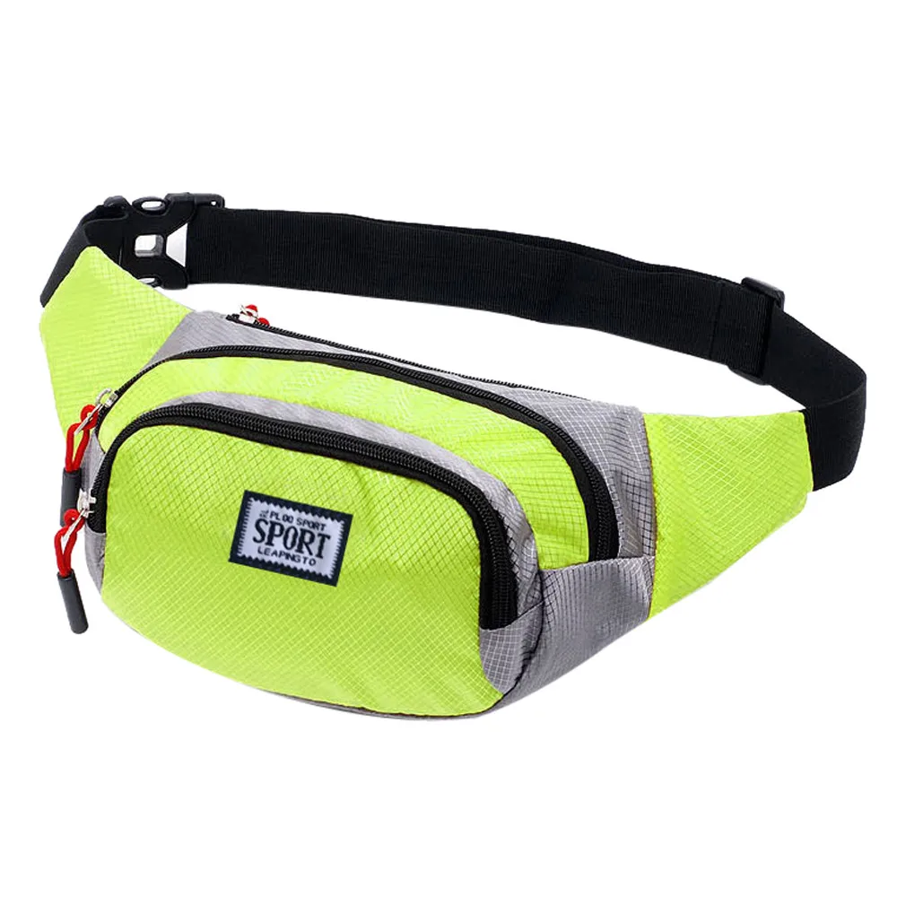 

Unisex woman waist bag Outdoor Sports Multifunction Casual Waterproof belt Bags high quality waist packs sac ceinture femme