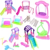 Girl Play House Doll Amusement Park For Doll Slide Amusement Park Slide Swing Accessories Doll Swing Toy Accessories ► Photo 1/6