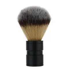 Нейлон помазок Металл оксид алюминия ручка комплекты для бритья Мужской Бороды и чистка лица инструмент черный