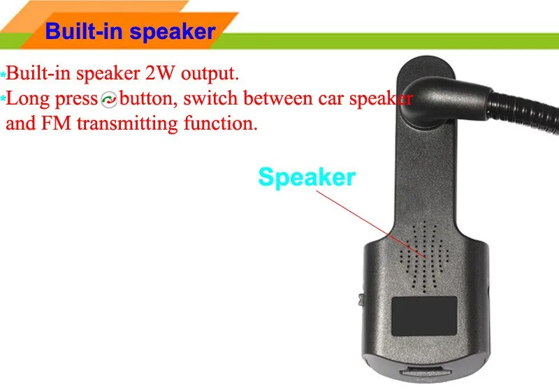 Fm-радиопередатчик Bluetooth Автомобильный держатель комплект с USB зарядным устройством Hands Free MP3-плеер 3,5 мм Aux 12 В Беспроводные аксессуары для телефонов