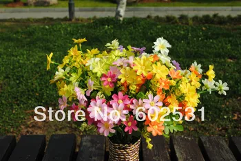 

SPR Simulation flowers dried flower little Daisy false tender dancing orchid floral bouquets wedding & home decor, freeshipping