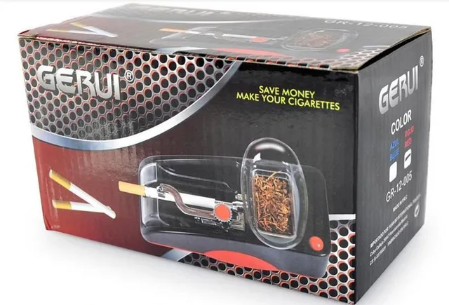 GERUI Maquina ELECTRICA para Liar O ENTUBAR Cigarrillos DE Tabaco :  : Salud y cuidado personal