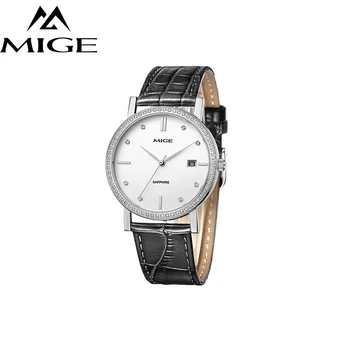 

2017 Real New Sale Casual Mans Watch White Black Brown Leather Business Waterproof Steel Case ultrathin Quartz Man Watches