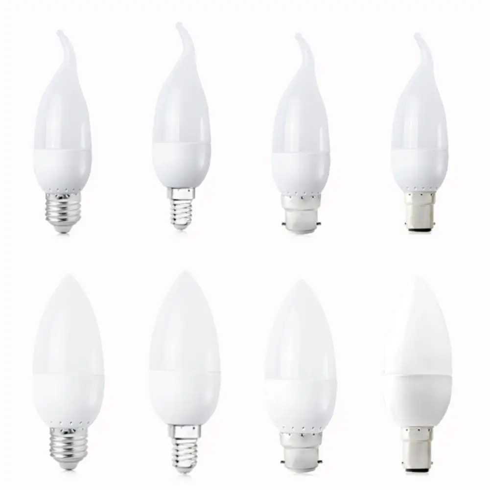 Светодио дный лампы E27 E14 светорегулируемая Светодиодная свеча лампочки 110 V 220 V Винтаж лампы накаливания для люстры