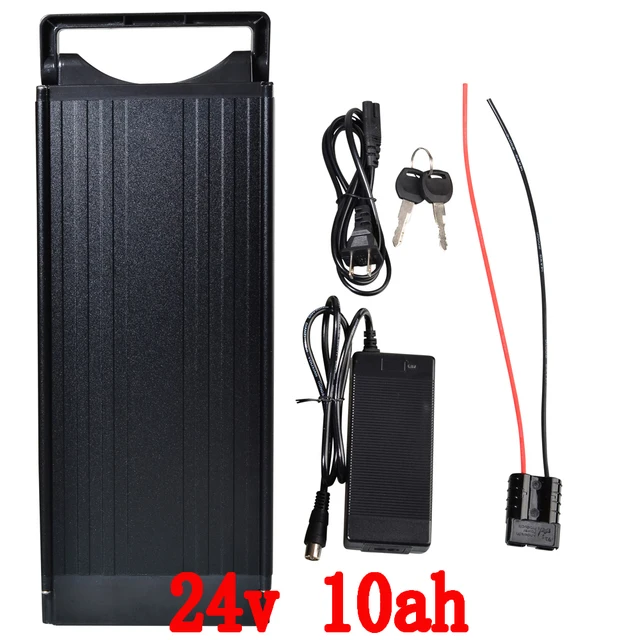 Cheap e Bike Battery 24V 10Ah 350W Lithium Electric Bike Scooter Battery 24v with 29.4V 2A Charger,15A BMS Free Shipping 24v Battery