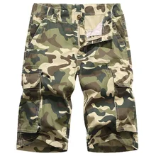 Повседневное мужские шорты для новые летние камуфляжные мульти-комбинезоны с карманами модные Повседневное пляжные брюки pantalones hombre# y3