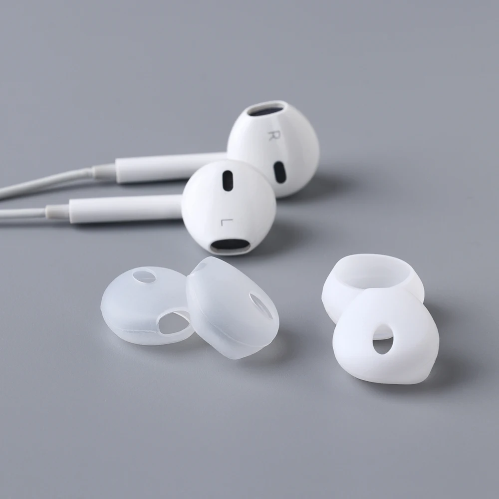 1Pairs font b Airpods b font Earphone Case Cover Silicone Antislip Ear Hook Earbuds Tips Caps