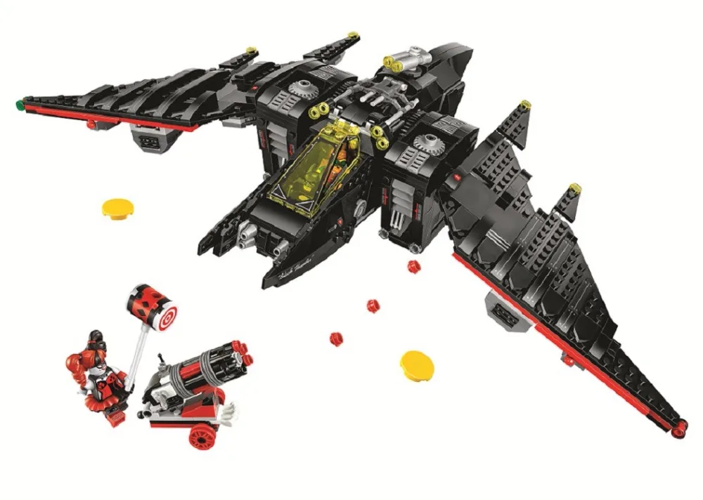 Фильм Бэтмена La Chauve-Souris Blocs de Construction Enfants Educatifs Briques Jouets Cadeau De Noel Pour совместимый 70916 |