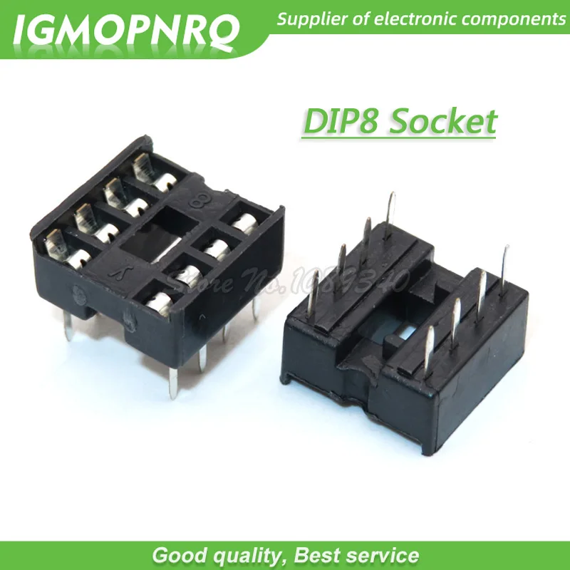 

60PCS 8pin DIP IC sockets Adaptor Solder Type 8 pin New Original Free Shipping