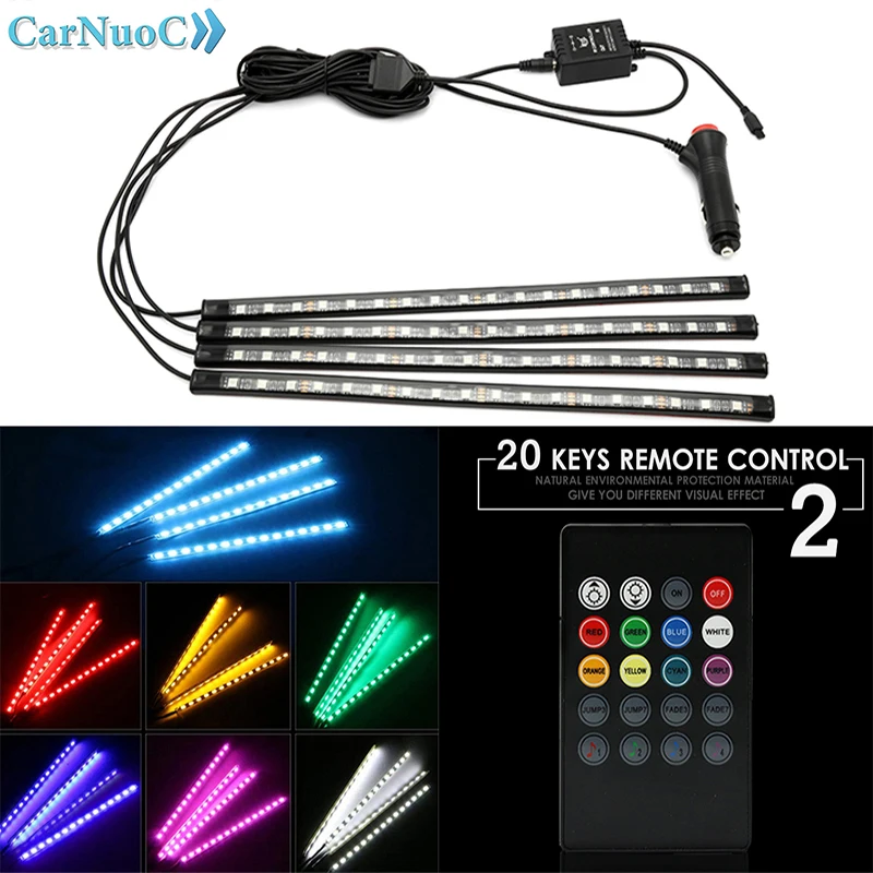 LED Car Interior Lighting Kit car styling interior decoration