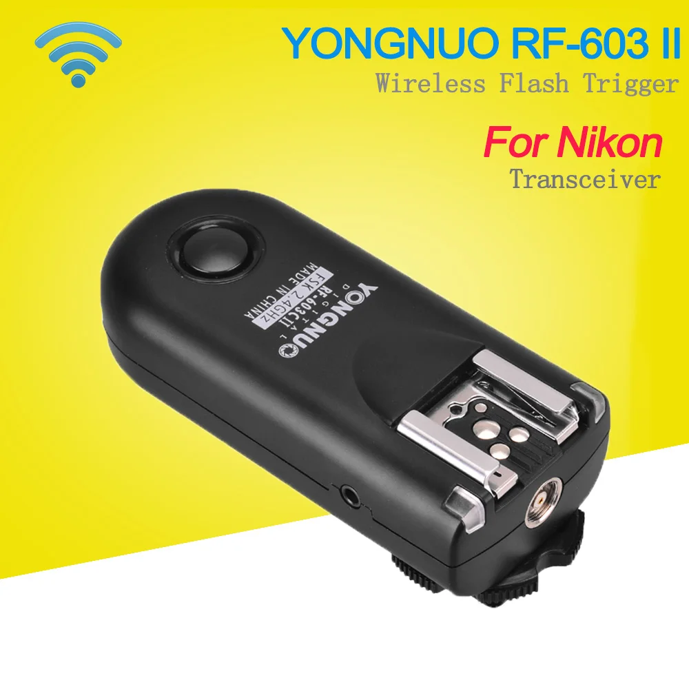YONGNUO RF 603 II Wireless Flash Trigger 1 Transceiver ONLY for Nikon