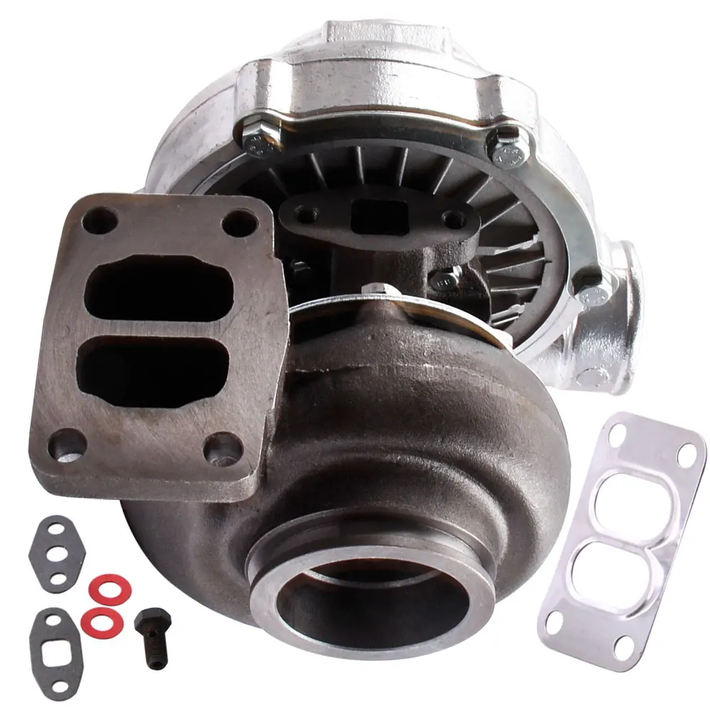 Universal T70 Turbo A/R 0.7 0.82 T3 V Band Flange Oil Cooled 500HP Turbocharger 57 Trim 0.7 A/R
