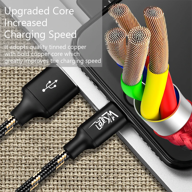 VVKing USB кабель 1,2 A зарядка данных м 2 м 3 м для ipad iPhone XS X 8 7 6 5 5S телефонный кабель металлический нейлоновый плетеный кабель для быстрой зарядки