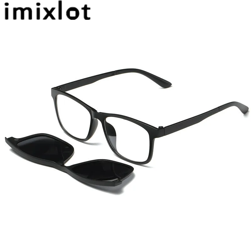 Поляризованные линзы IMIXLOT UV400 солнцезащитные очки с клипсой для близорукости