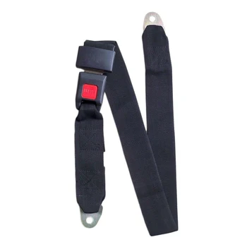 

Universal 2 Point Adjustable Seat Belt Retractable Safety Lap Belt Car Seat Lap Belts Auto Truck Travel Black Seatbelt Adjustab