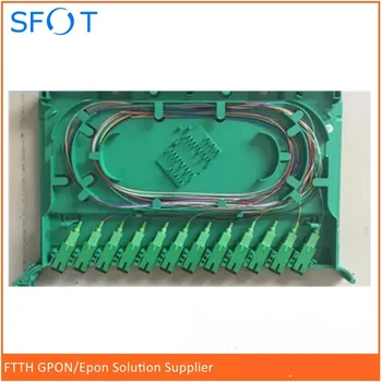

144 cores Optical Distribution Frames with SC/APC unit ODF Junction Tray Full loaded