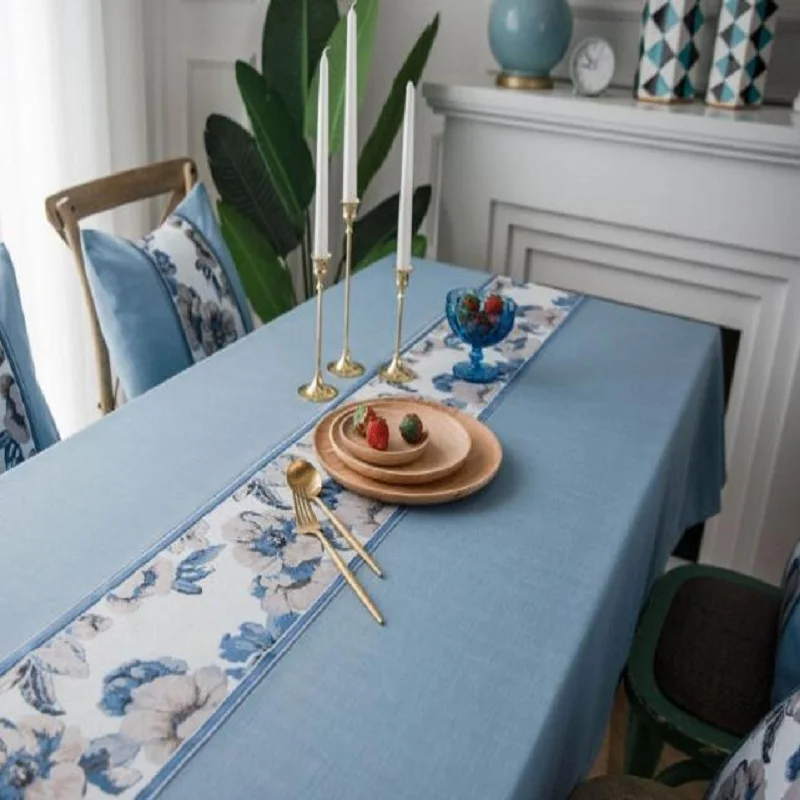 

Home textile waterproof tablecloth pastoral wind imitation cotton linen the table cloth tablecloth retro tea table household rec