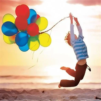 

100PCS/Package 10 Inch Round Matte Thicken Balloons Kids Party Holiday Birthday Wedding Decorations Multiple Colors