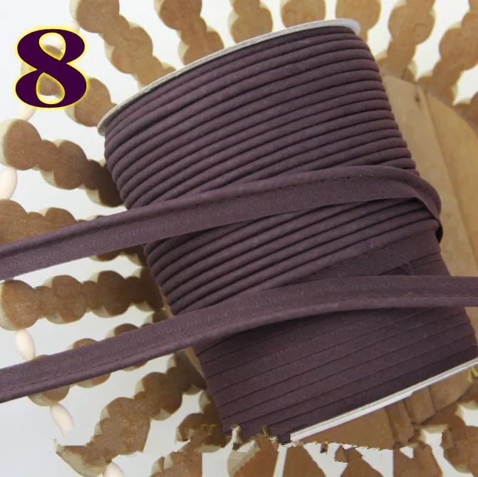 Хлопок косой шнур лента фланец трубопровод обшивка обвязка покрыта вставки кран обивка швейная текстильная трубопровод лента 12 мм, 1/" 20 метров - Цвет: 8