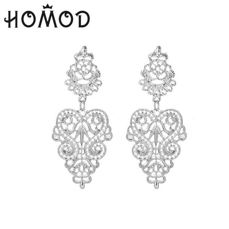 

HOMOD Fashion Earring Original Design Brincos Orecchini Oorbellen Wild Bohemian Dangling Drop Earrings Bridal For Women Jewelry