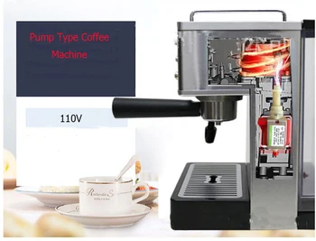 

High Pressure Espresso Coffee Machine 110v Kitchen Utensils Sets Best Promotion New Style