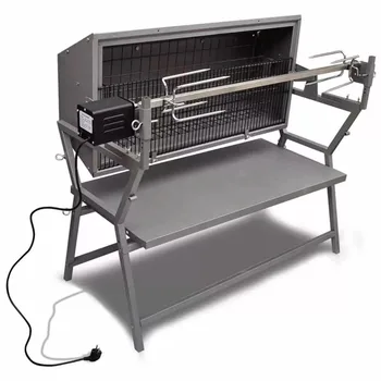 

VidaXL Stainless Steel Roasting Meat Combination Of A Grill And A Roasting Pan BBQ Grills For Cooking Large Pieces Of Meat Ribs