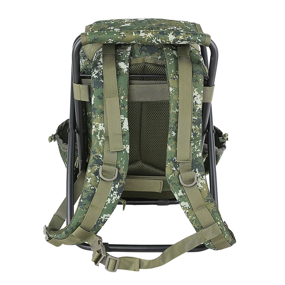 Складное рыболовное кресло тактический рюкзак табурет армейский Molle Back Pack сумка для наружного охотничьего туризма треккинга военного оборудования