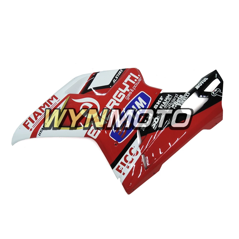 Полный мотоцикл белый красный синий узор Для Ducati 1098 848 1198 2007-2012 АБС-пластик обтекатели комплект Cowlings