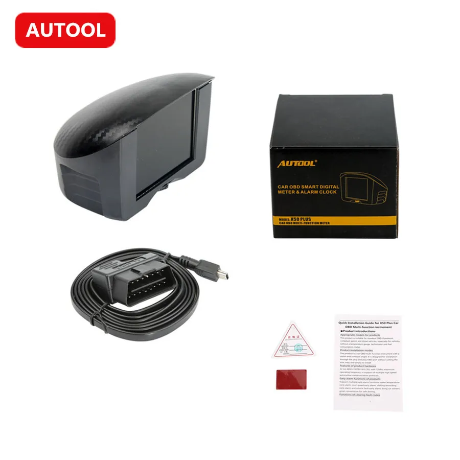 Автомобильный Умный Цифровой измеритель AUTOOL X50 PLUS многофункциональный цифровой
