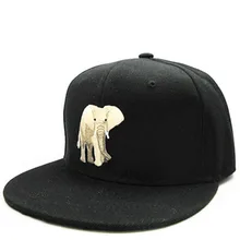 LDSLYJR слон животные вышивка хлопок бейсбол кепки хип-хоп бейсболка с возможностью регулировки размера шапки для мужчин и женщин 286