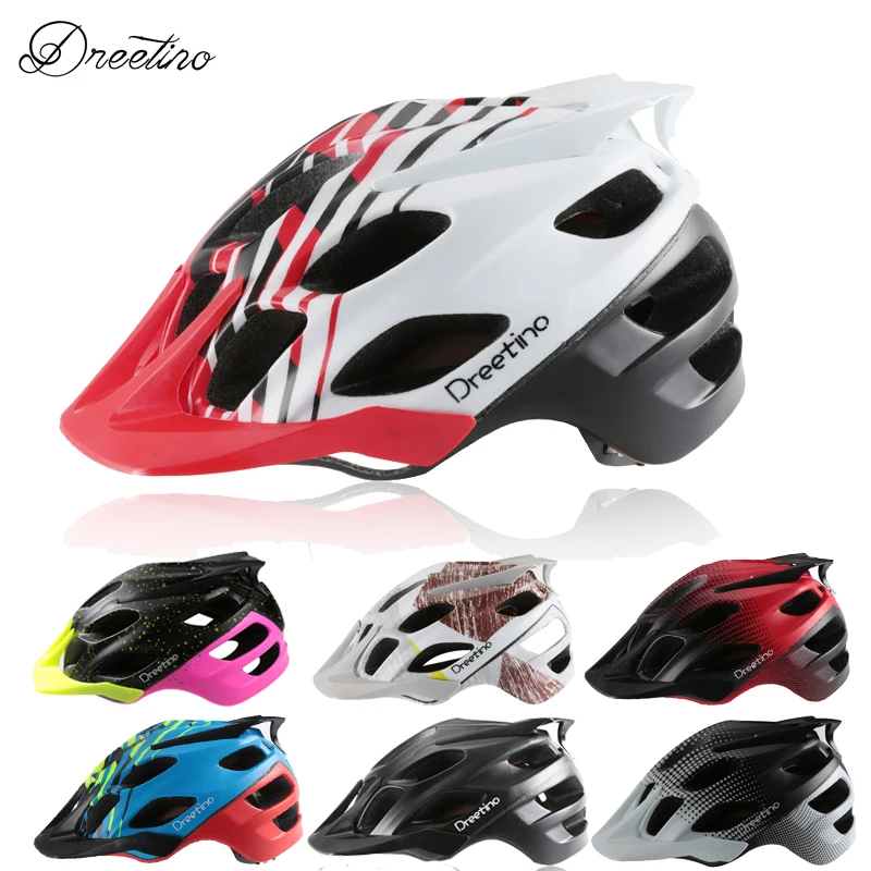 

Dreetino 2017 New Design Colorful MTB Flux Helmet In-MOLD Aerodynamics Road Racing Helmets Bike Cycling Helmet For Men 7 Colors